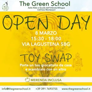 Locandina Open Day The Green School